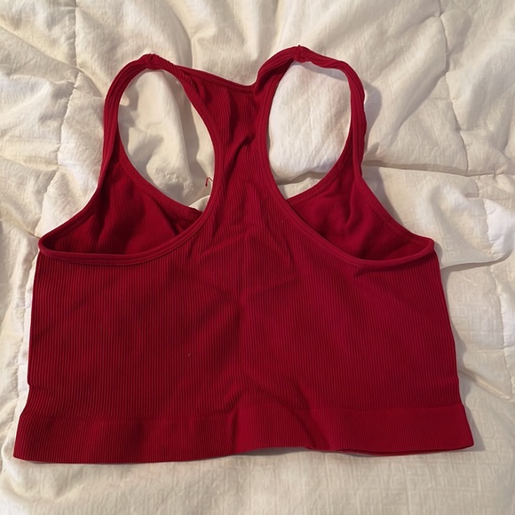Burgundy Crop Top - Picture 2 of 2